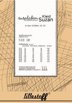 Papierschnittmuster - Kleid Suzan - Lillestoff